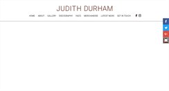 Desktop Screenshot of judithdurham.com
